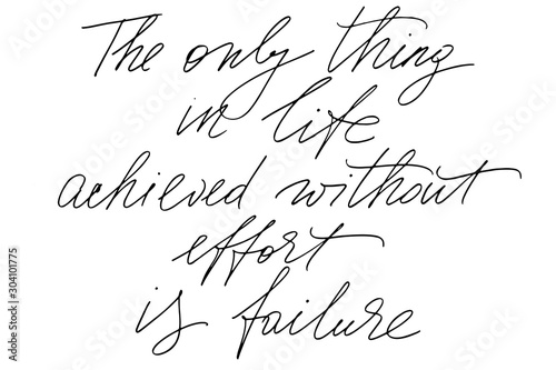 Motivational phrase handwritten text vector