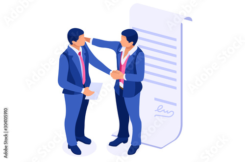 Partners on background agreement concept for contract or partnership. Web for friendship successful greeting as idea. Career on company for leadership corporate as a success to cooperate for a meeting