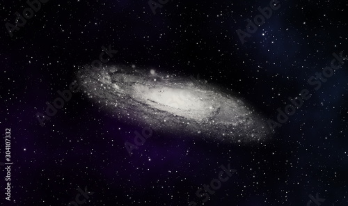 Galaxy and space scape illustrations design background