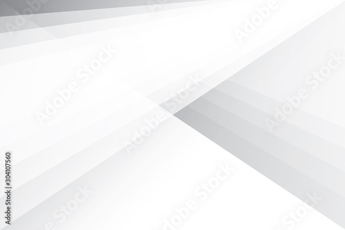 Abstract geometric white and gray color background. Vector, illustration.	