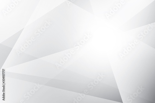 Abstract geometric white and gray color background. Vector, illustration.	