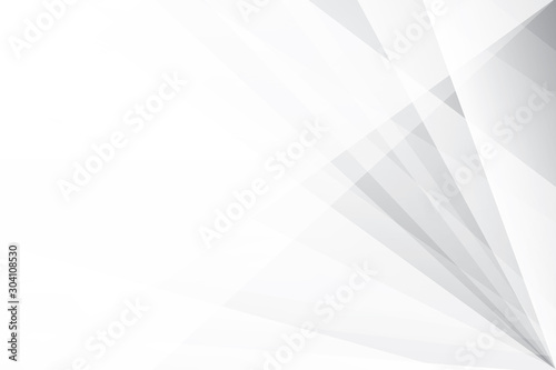 Abstract geometric white and gray color background. Vector, illustration.	