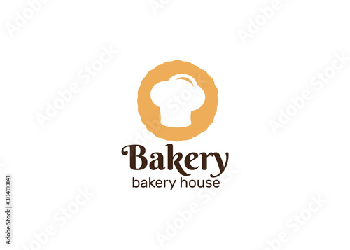 Bakery emblems. Handmade lettering cookie logo. Bakery and bread shop logos