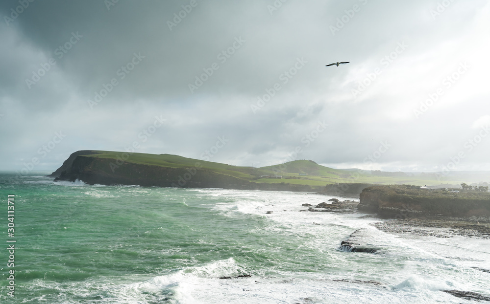 Fototapeta premium rauer Sturm über der Südinsel von Neuseeland