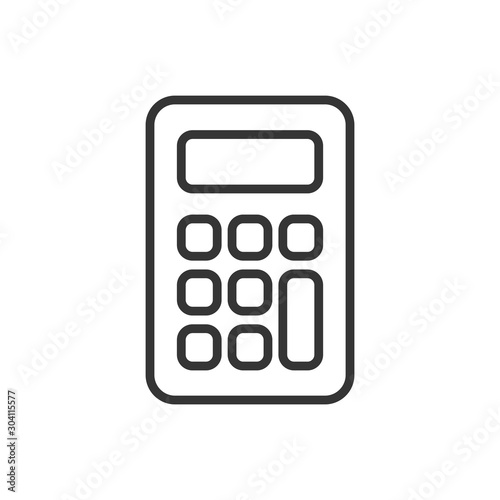 Calculator Icon Vector Illustration