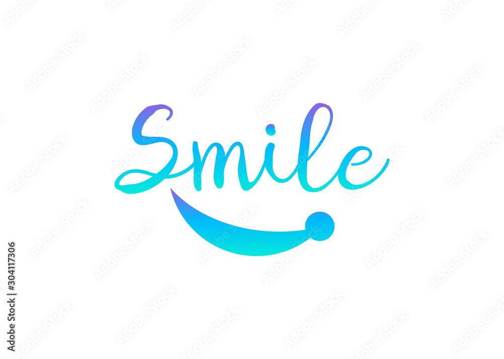 Fototapeta premium Smile logo design template vector. Happy smile vector logotype