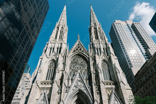St. Patrick s Cathedral in a sunny day