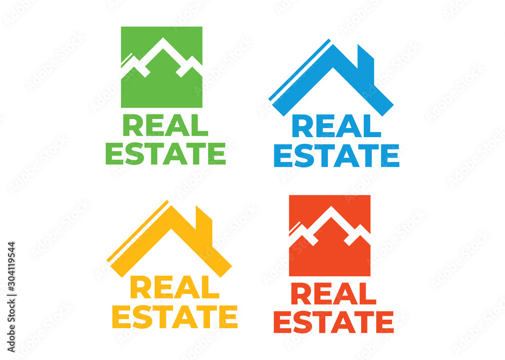 Real Estate, Building and Construction Logo Vector Design. Logo real estate set Real Estate, Building and Construction Logo Vector Design. Logo real estate set