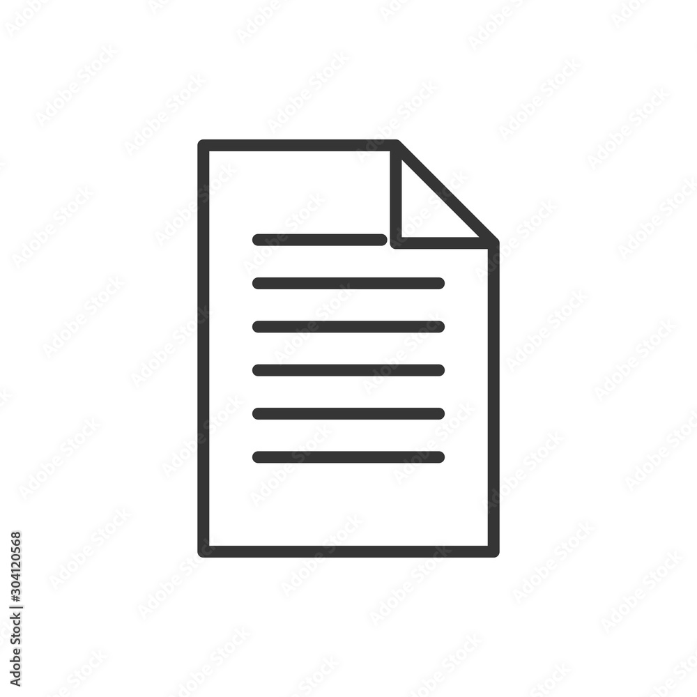 Paper Icon Vector Illustration Paper Icon Vector Illustration