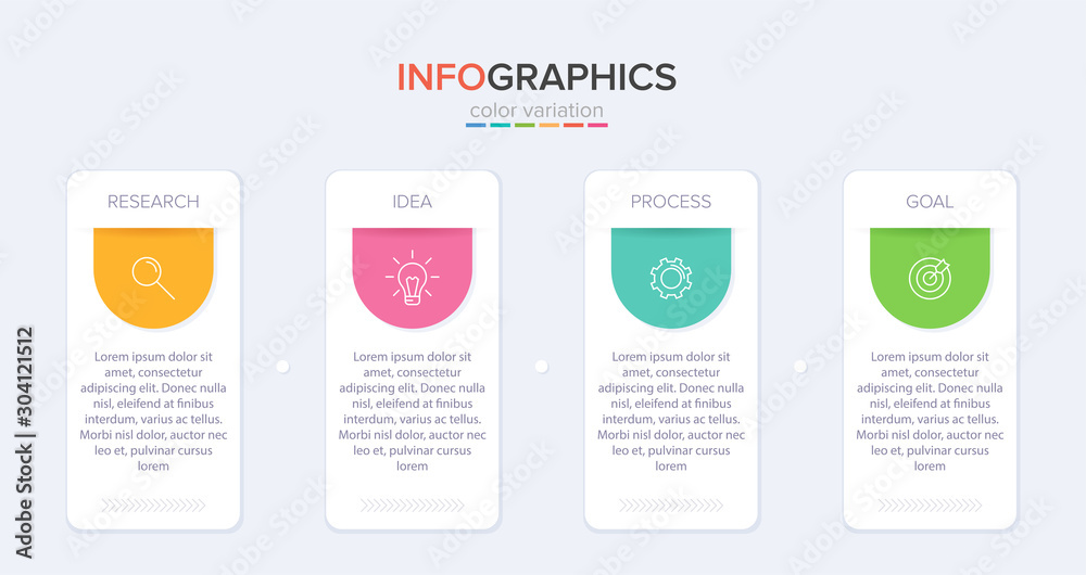 Infographic design with icons and 5 options or steps. Thin line vector. Infographics business concept. Can be used for info graphics, flow charts, presentations, web sites, banners, printed materials.