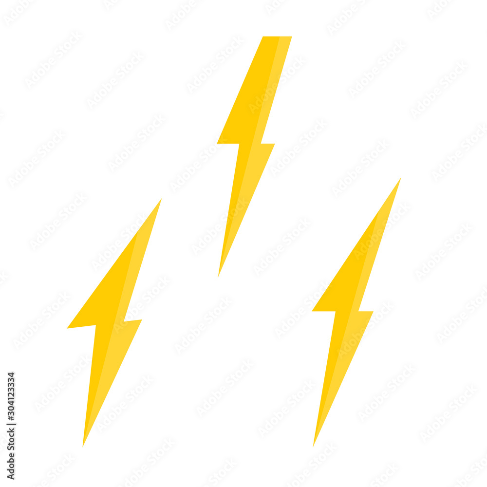 Lightning vector set. Bolt icon and lightning strike. Bolt logo Lightning vector set. Bolt icon and lightning strike. Bolt logo