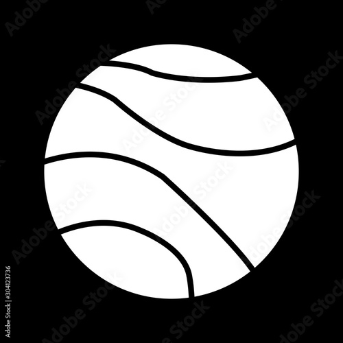 Venus Icon Isolated On Abstract Background