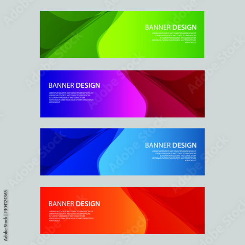 Vector Abstract design banner web template