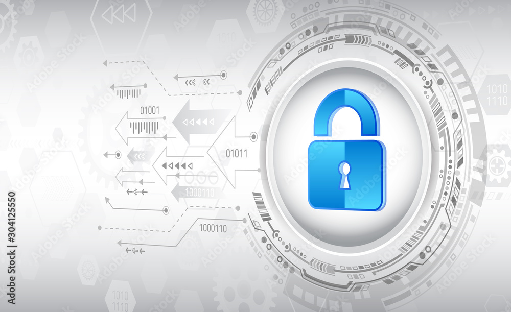 Cyber data security or information privacy idea. Cybersecurity and information or network protection. Isometric vector illustration. Cyber data security or information privacy idea. Cybersecurity and information or network protection. Isometric vector illustration.