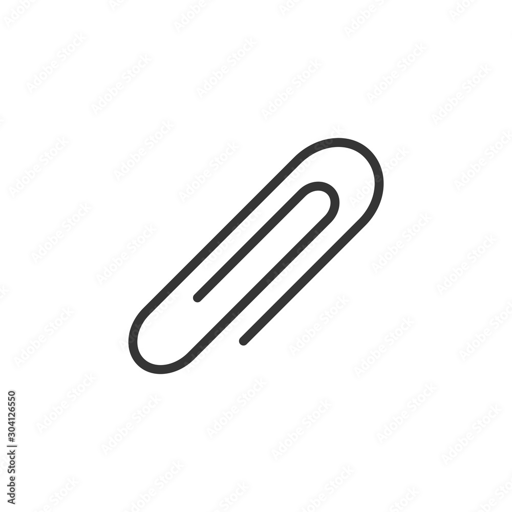 Paper Clip Icon Vector Illustration Paper Clip Icon Vector Illustration