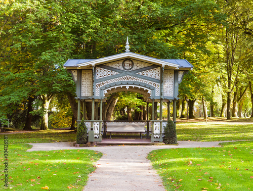 Foto Pavilions at the Lichtentaler Allee, Baden-Baden, Baden Wuerttemberg, Germany