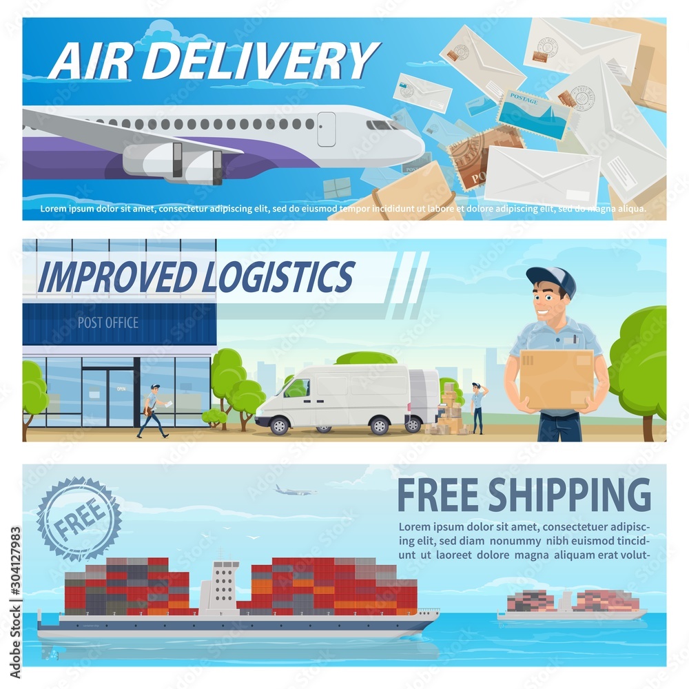Post mail delivery and shipping service