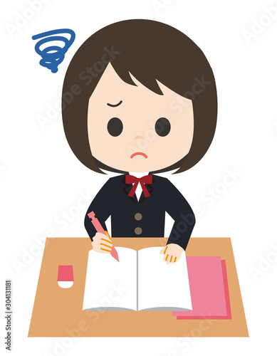 女子　勉強　できない