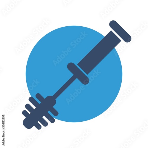  Toilet Brush Icon Isolated On Abstract Background