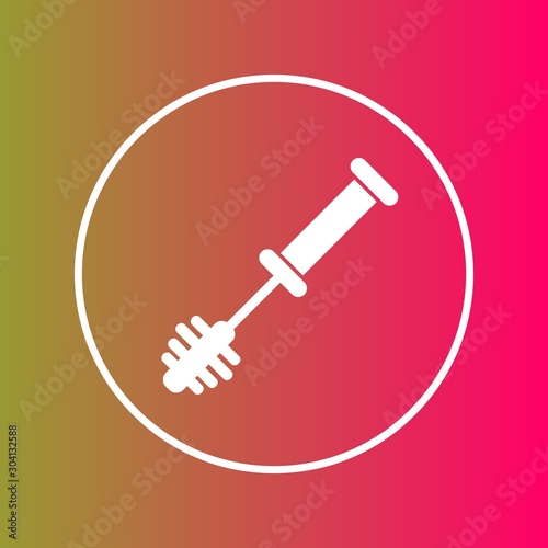  Toilet Brush Icon Isolated On Abstract Background