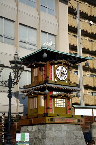 Photography Bottchan Clock Tower, Matsuyama, Japan