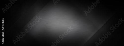 Dark neutral background for wide banner, brushed texture