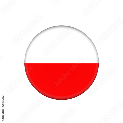 Free Download button with the Polish flag - GFXLoad