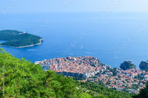 Fototapeta Naklejka Na Ścianę i Meble -  The Dubrovnik cityscape.