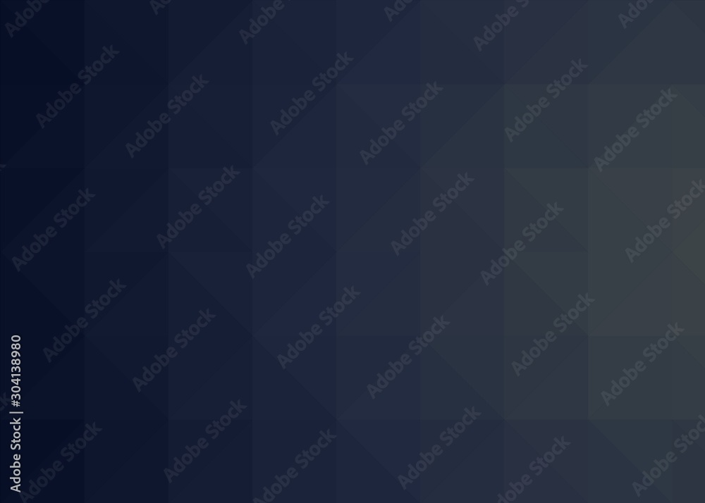 Fototapeta premium gray Color Abstract trianglify Generative Art background illustration