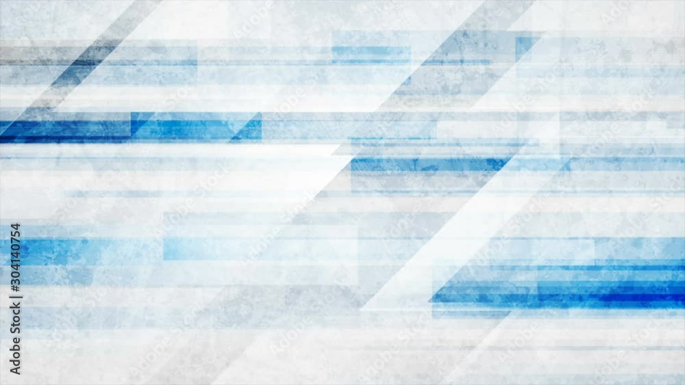 Vidéo Stock Blue and grey tech geometric grunge motion design. Abstract ...