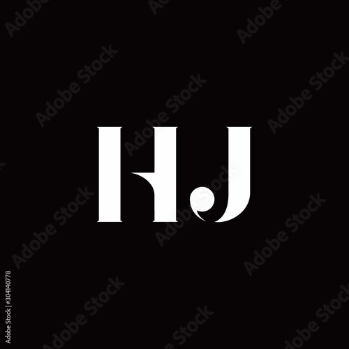 HJ Logo Letter Initial Logo Designs Template