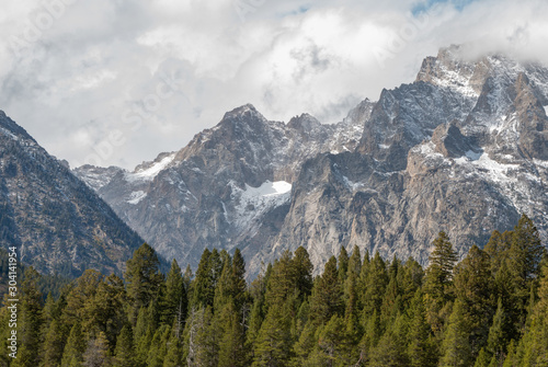 Scenic Landscape in Grand Teton National Park Wyoming in Autumn