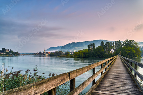 Stein am Rhein mit Insel Werd photo