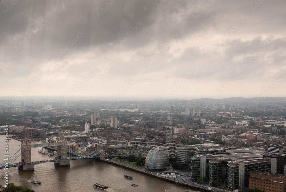 Uno scorcio di Londra vista dall'alto