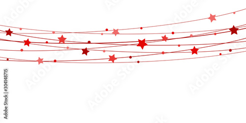 stars on strings background for christmas time