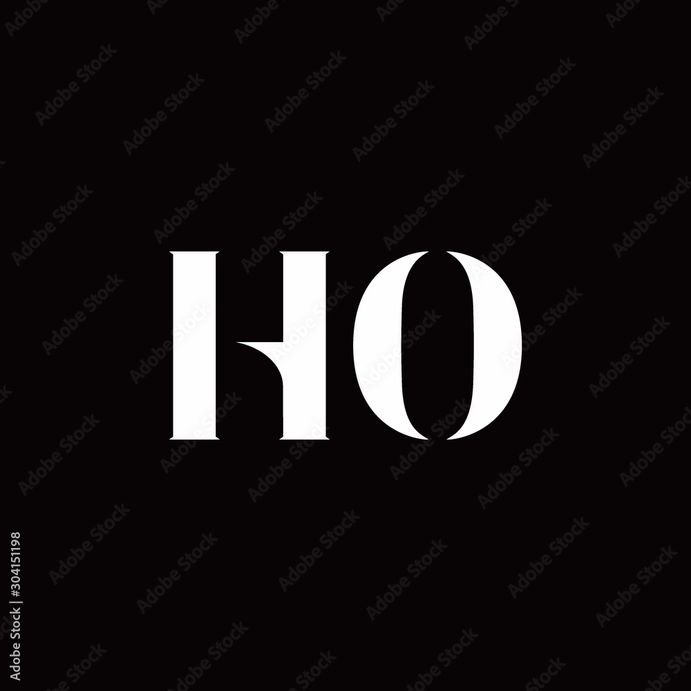 HO Logo Letter Initial Logo Designs Template HO Logo Letter Initial Logo Designs Template