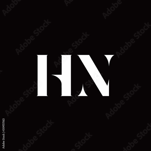 HN Logo Letter Initial Logo Designs Template