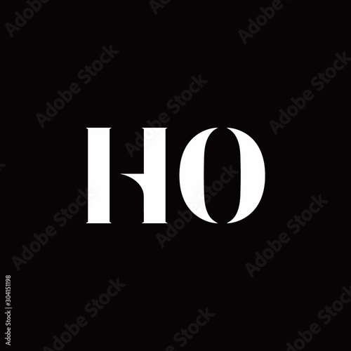 HO Logo Letter Initial Logo Designs Template