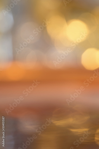Background with blurred lights in different colours