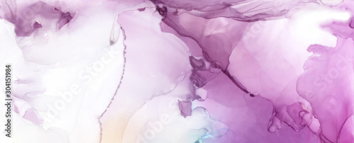 Art Abstract  aint blots background. Alcohol ink colors. Marble texture. © Liliia