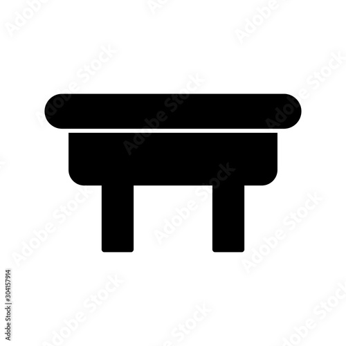 ottoman Icon Isolated On Abstract Background