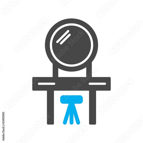  Dressing Icon Isolated On Abstract Background