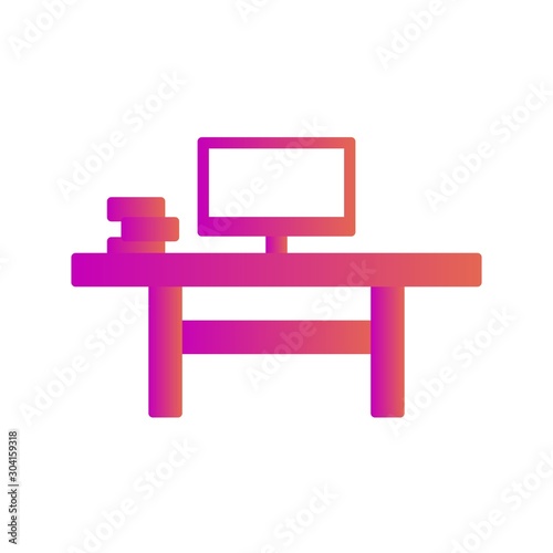 Wash Basin Icon Isolated On Abstract Background
