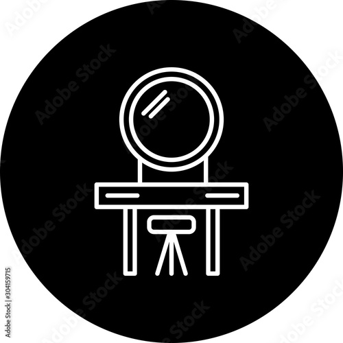  Dressing Icon Isolated On Abstract Background