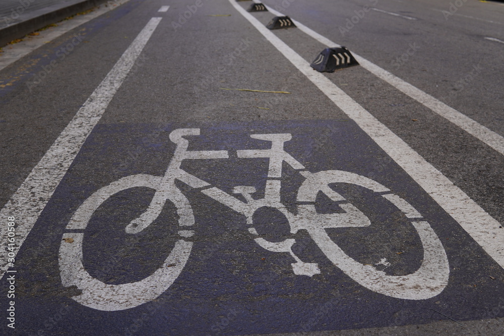 Obraz premium Carril bici