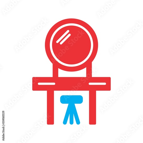  Dressing Icon Isolated On Abstract Background