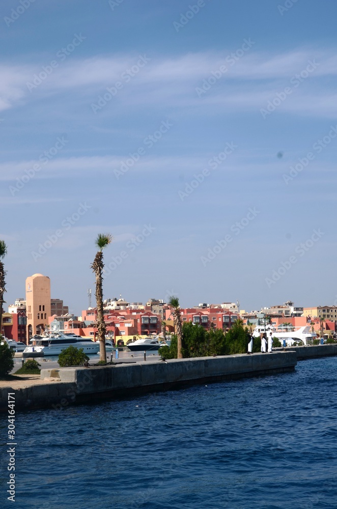 Naklejka premium Marina de Hurghada (Égypte)