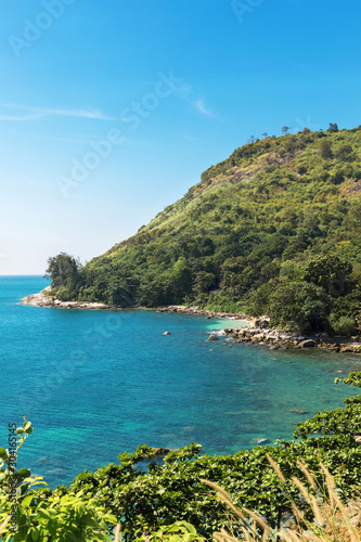 View on Ao Sane beach at Rawai area on Phuket island