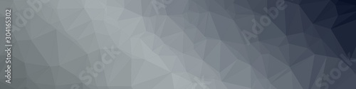 Black Color Abstract trianglify Generative Art background illustration