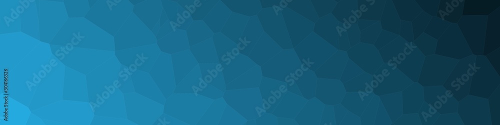 Obraz premium Blue Color Abstract trianglify Generative Art background illustration